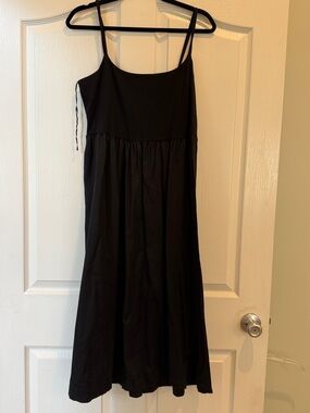 Old Navy Black Spaghetti Strap Midi Sundress